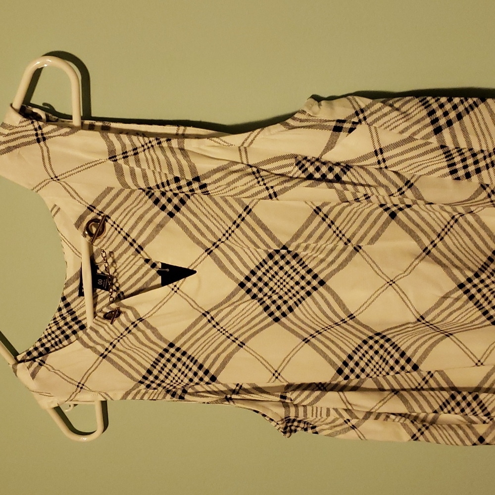Nwt.  Gorgeous sleeveless blouse. Pleating in back